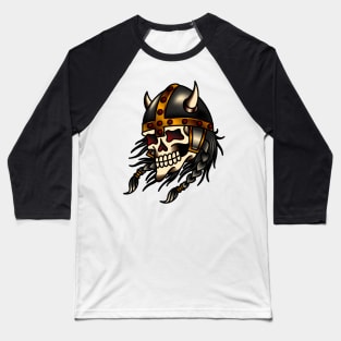 Viking Skull Baseball T-Shirt